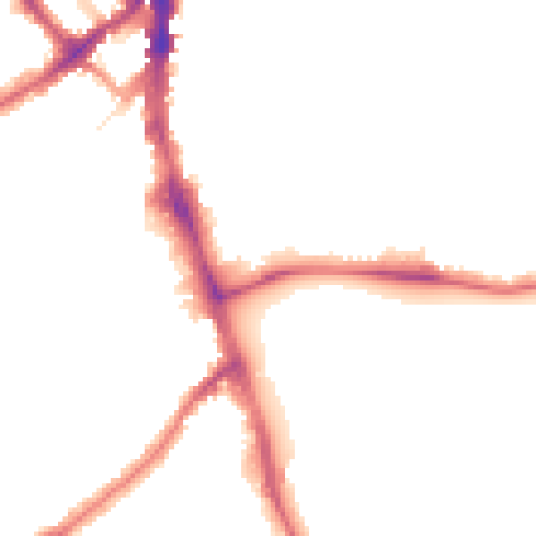 Night-time road noise heatmap for SW16 3HD