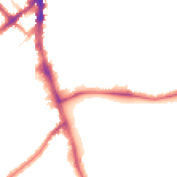 Night-time road noise heatmap for SW16 3HG