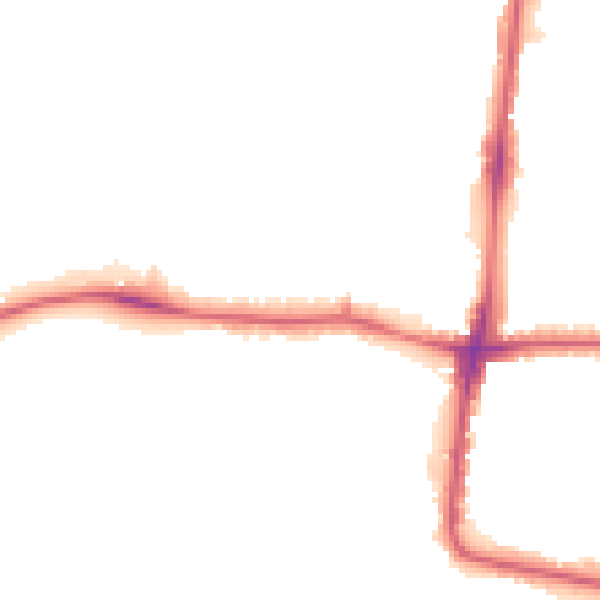 Night-time road noise heatmap for SW16 3HZ