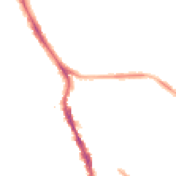 Night-time road noise heatmap for SW16 3LT