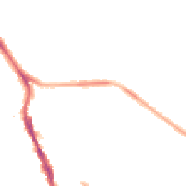 Night-time road noise heatmap for SW16 3LX