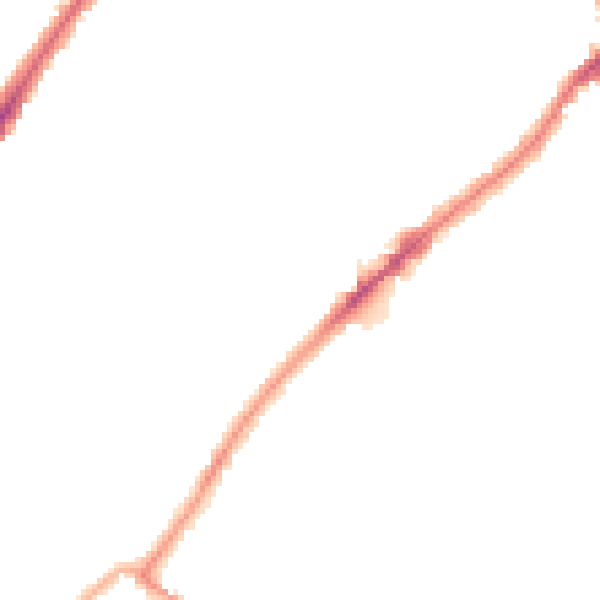 Night-time road noise heatmap for SW16 5AT