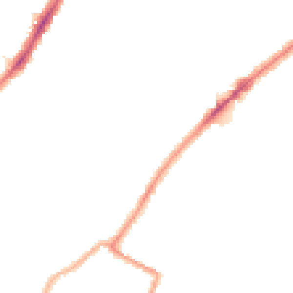 Night-time road noise heatmap for SW16 5BA