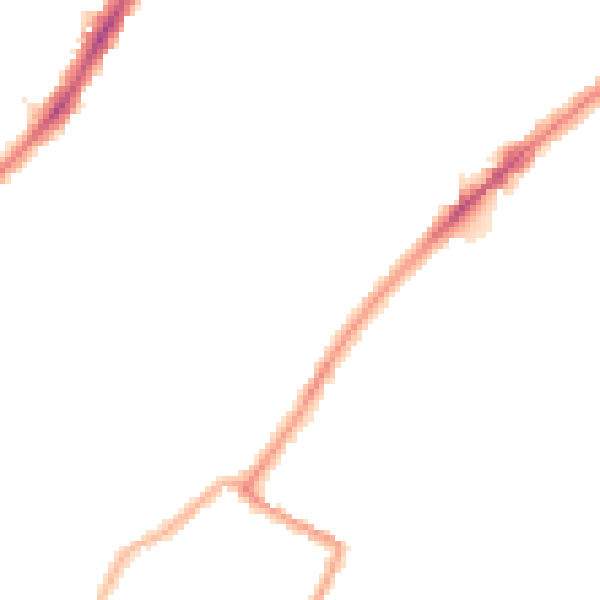 Night-time road noise heatmap for SW16 5BE