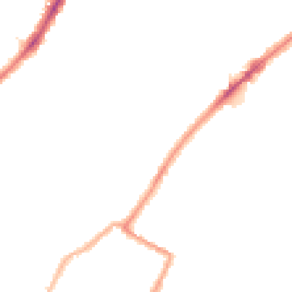 Night-time road noise heatmap for SW16 5BG