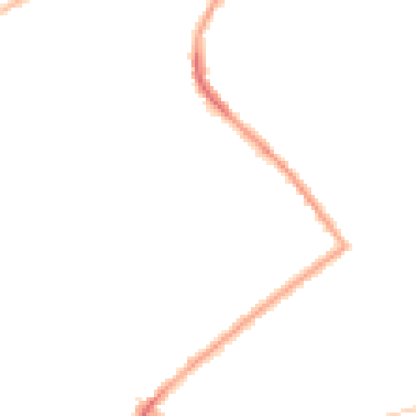 Night-time road noise heatmap for SW16 5FT