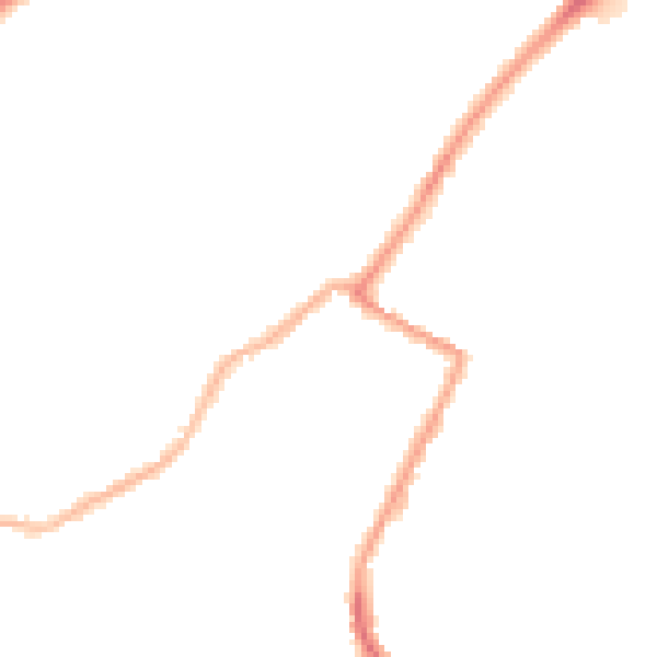 Night-time road noise heatmap for SW16 5HN