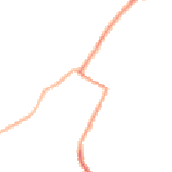 Night-time road noise heatmap for SW16 5HT