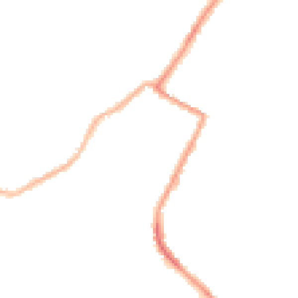 Night-time road noise heatmap for SW16 5JA