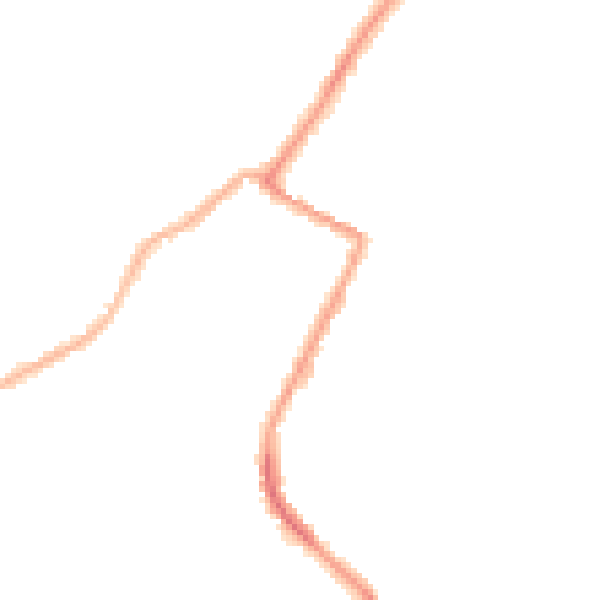Night-time road noise heatmap for SW16 5JD