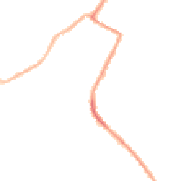 Night-time road noise heatmap for SW16 5JF