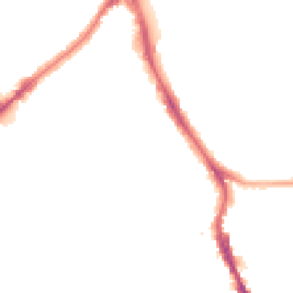 Night-time road noise heatmap for SW16 5LS