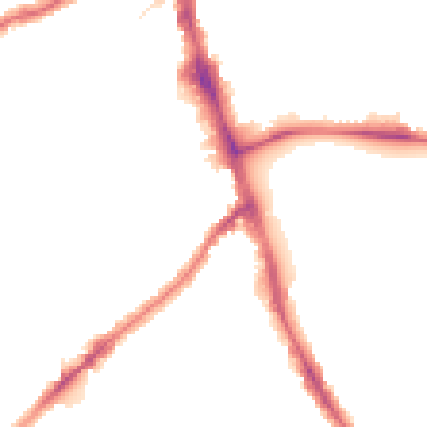 Night-time road noise heatmap for SW16 5PU