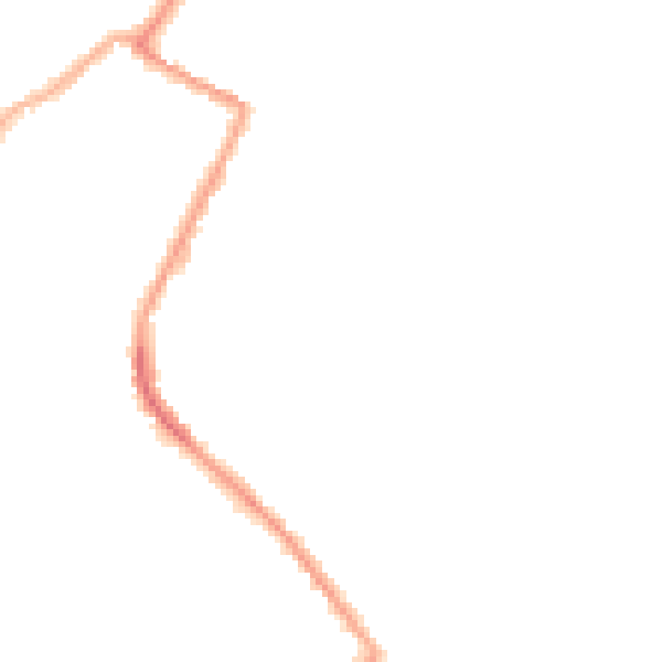 Night-time road noise heatmap for SW16 5QL