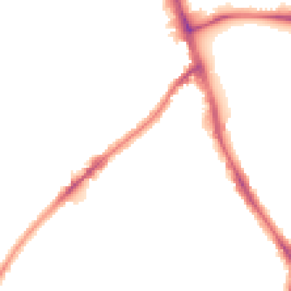 Night-time road noise heatmap for SW16 5RR
