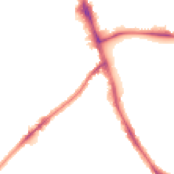 Night-time road noise heatmap for SW16 5RW