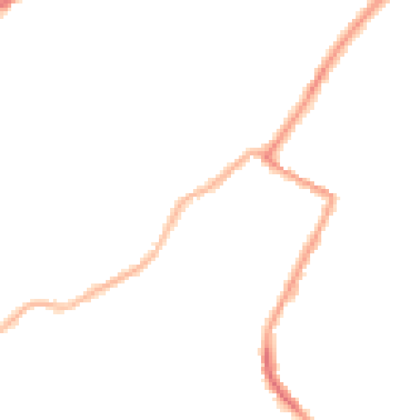 Night-time road noise heatmap for SW16 5TJ
