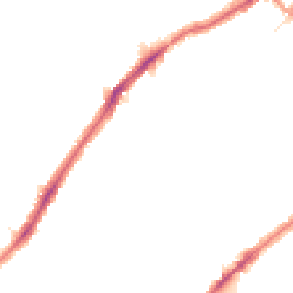 Night-time road noise heatmap for SW16 6DJ