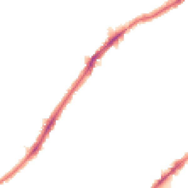 Night-time road noise heatmap for SW16 6DW