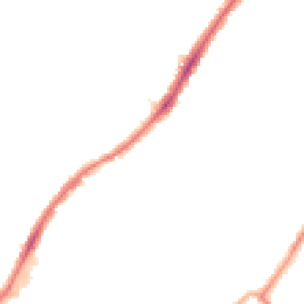 Night-time road noise heatmap for SW16 6PD