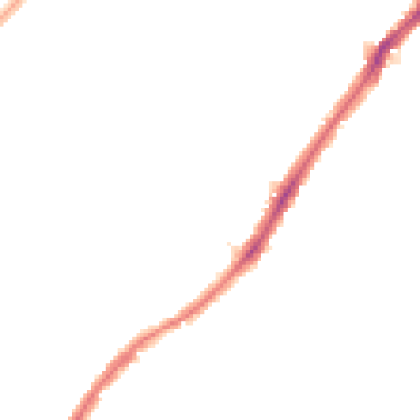 Night-time road noise heatmap for SW16 6QR