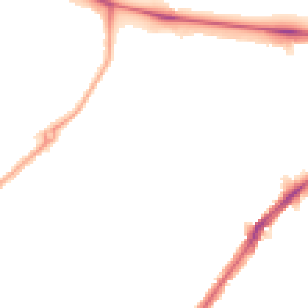 Night-time road noise heatmap for SW16 6TB
