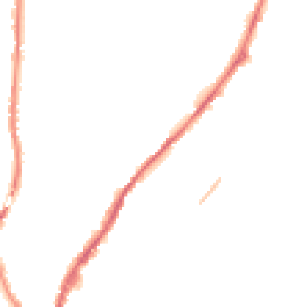 Night-time road noise heatmap for SY1 2HA