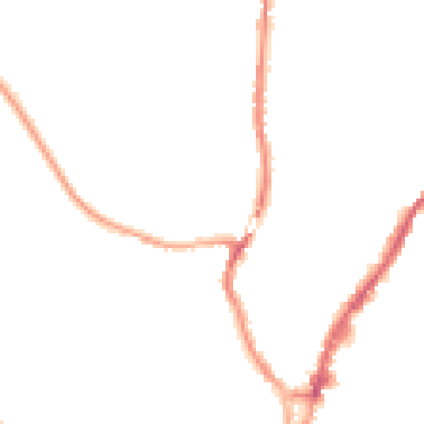 Night-time road noise heatmap for SY1 2NY