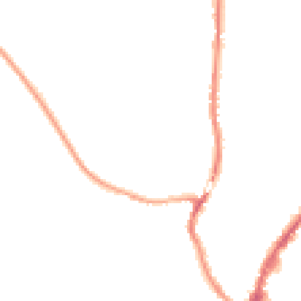 Night-time road noise heatmap for SY1 2PB