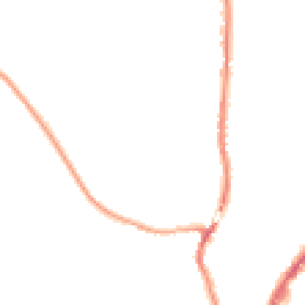 Night-time road noise heatmap for SY1 2PW