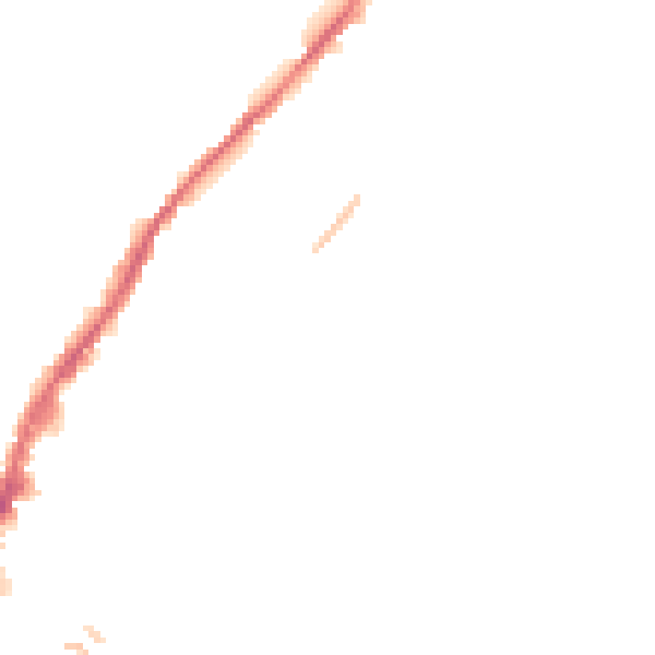 Night-time road noise heatmap for SY1 2SD
