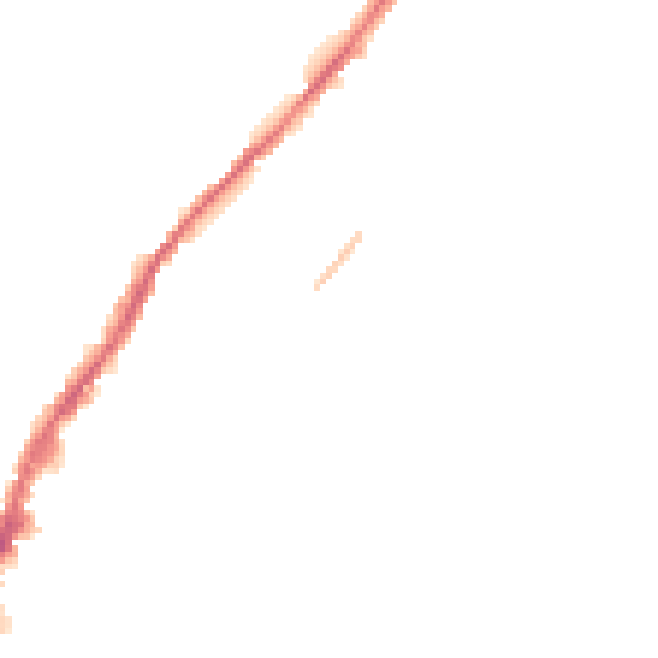 Night-time road noise heatmap for SY1 2SF