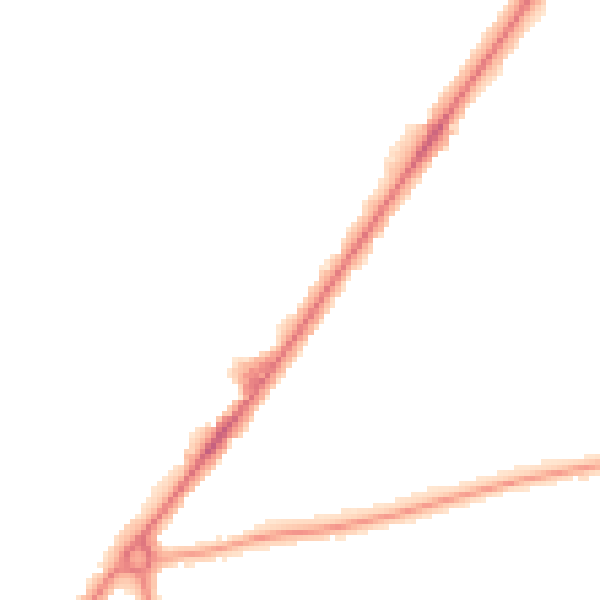Night-time road noise heatmap for SY1 4EE