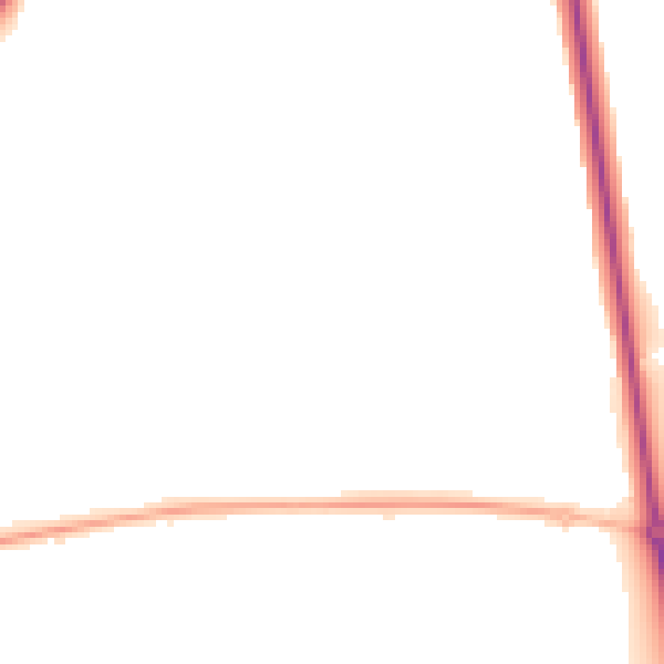 Night-time road noise heatmap for SY1 4QQ