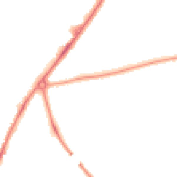 Night-time road noise heatmap for SY1 4SJ