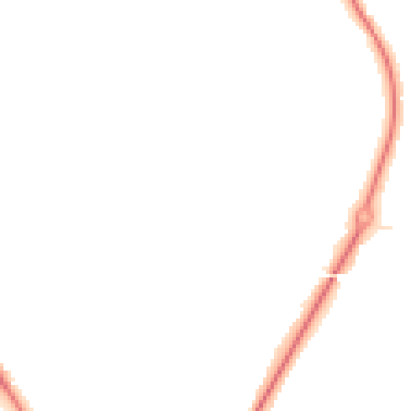 Night-time road noise heatmap for SY2 5AT