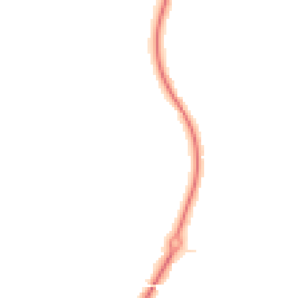 Night-time road noise heatmap for SY2 5BN