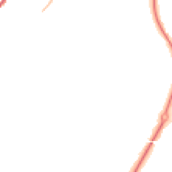 Night-time road noise heatmap for SY2 5DT