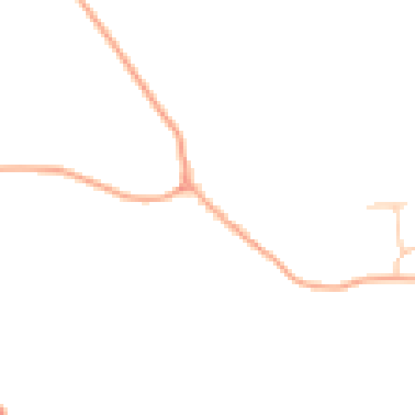 Daytime road noise heatmap for SY3 0BJ