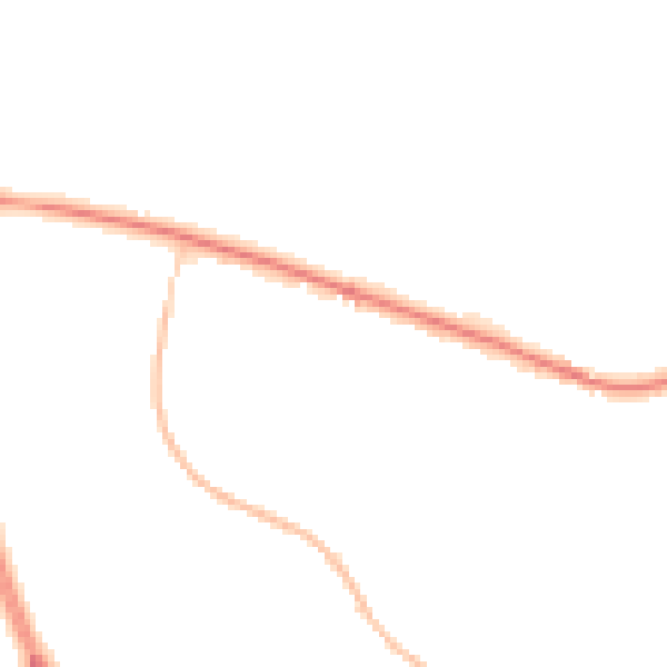 Night-time road noise heatmap for SY3 5AR