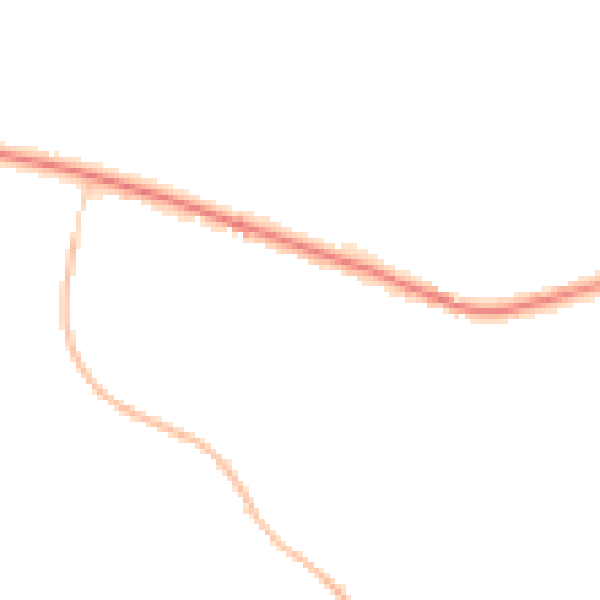 Night-time road noise heatmap for SY3 5AX