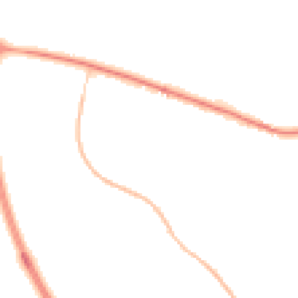 Night-time road noise heatmap for SY3 5DN