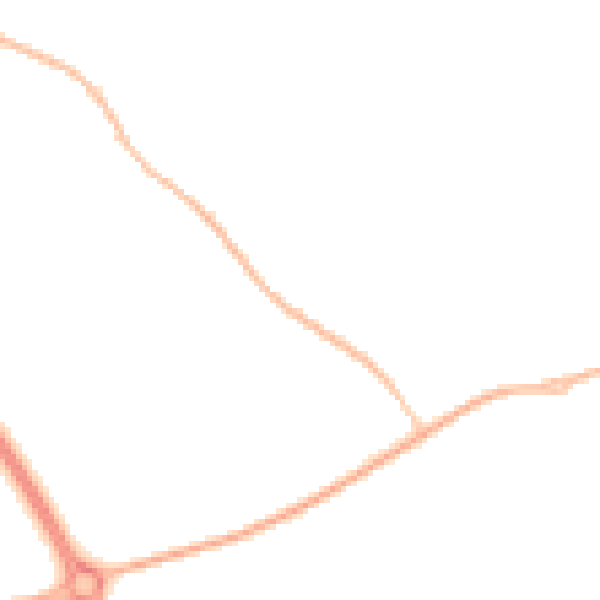Night-time road noise heatmap for SY3 5HS