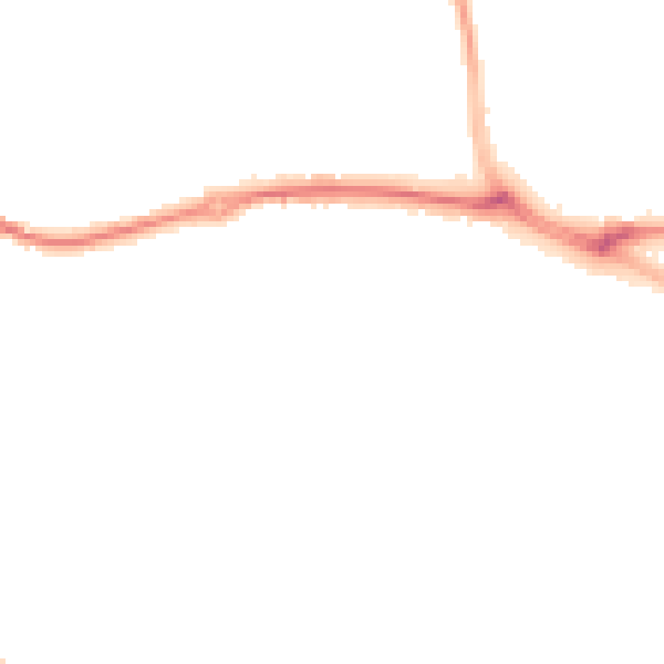 Night-time road noise heatmap for SY3 5PB