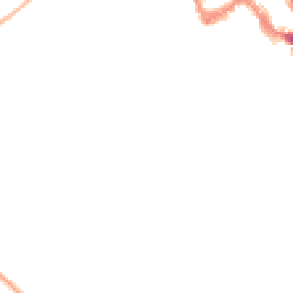 Night-time road noise heatmap for SY3 7AH
