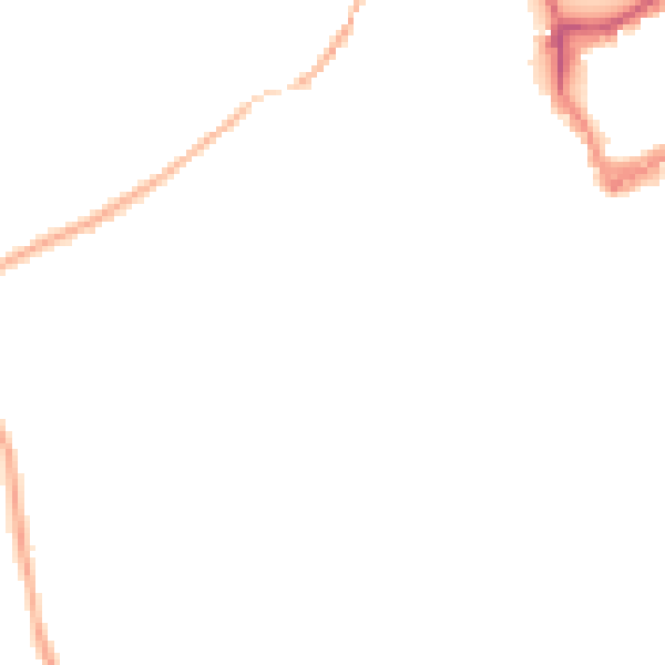 Night-time road noise heatmap for SY3 7BD
