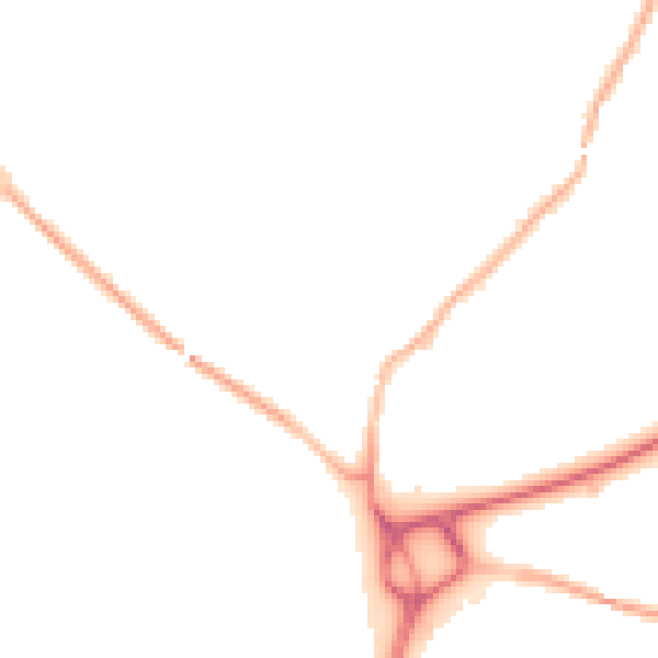 Night-time road noise heatmap for SY3 9JG