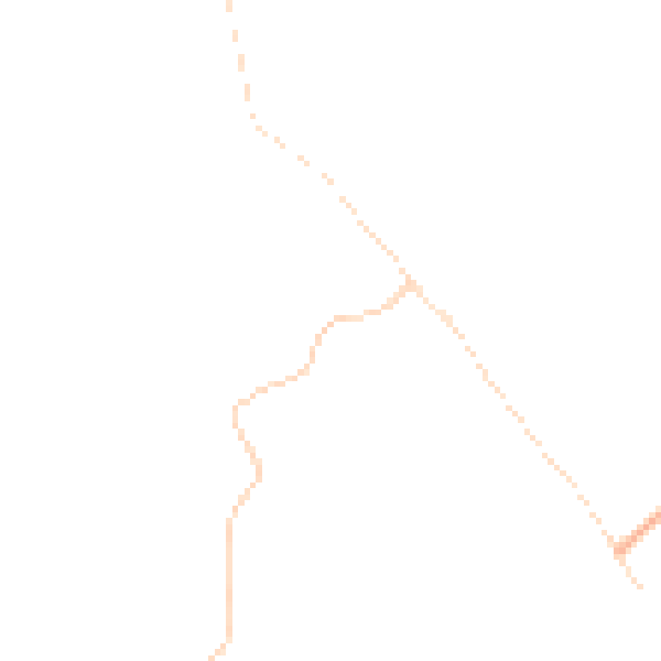 Daytime road noise heatmap for SY5 0AL
