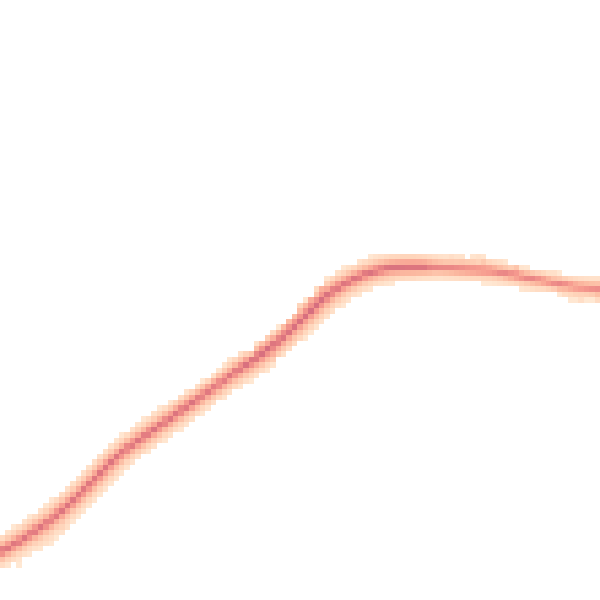 Night-time road noise heatmap for SY5 0BT