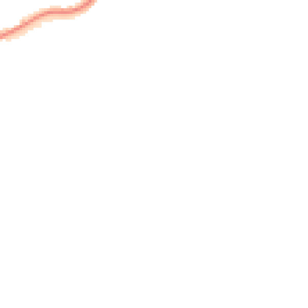 Night-time road noise heatmap for SY5 0DA